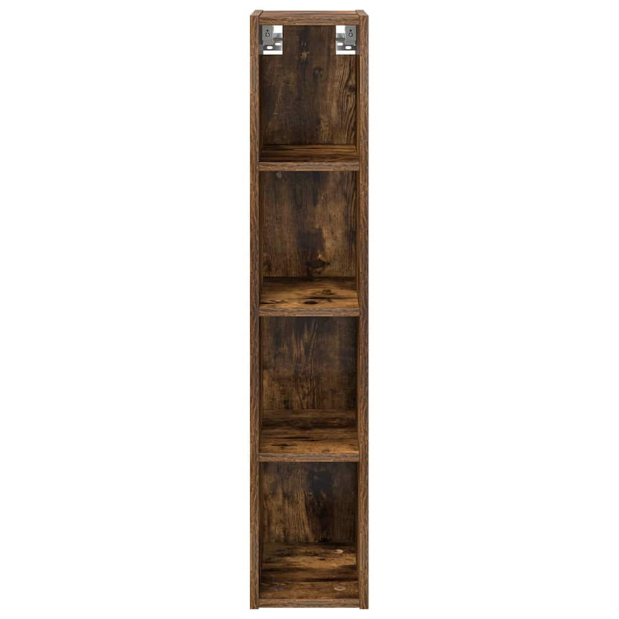Hangkast Riga Gerookt eiken 20 x 29,5 x 100 cm Bewerkt hout