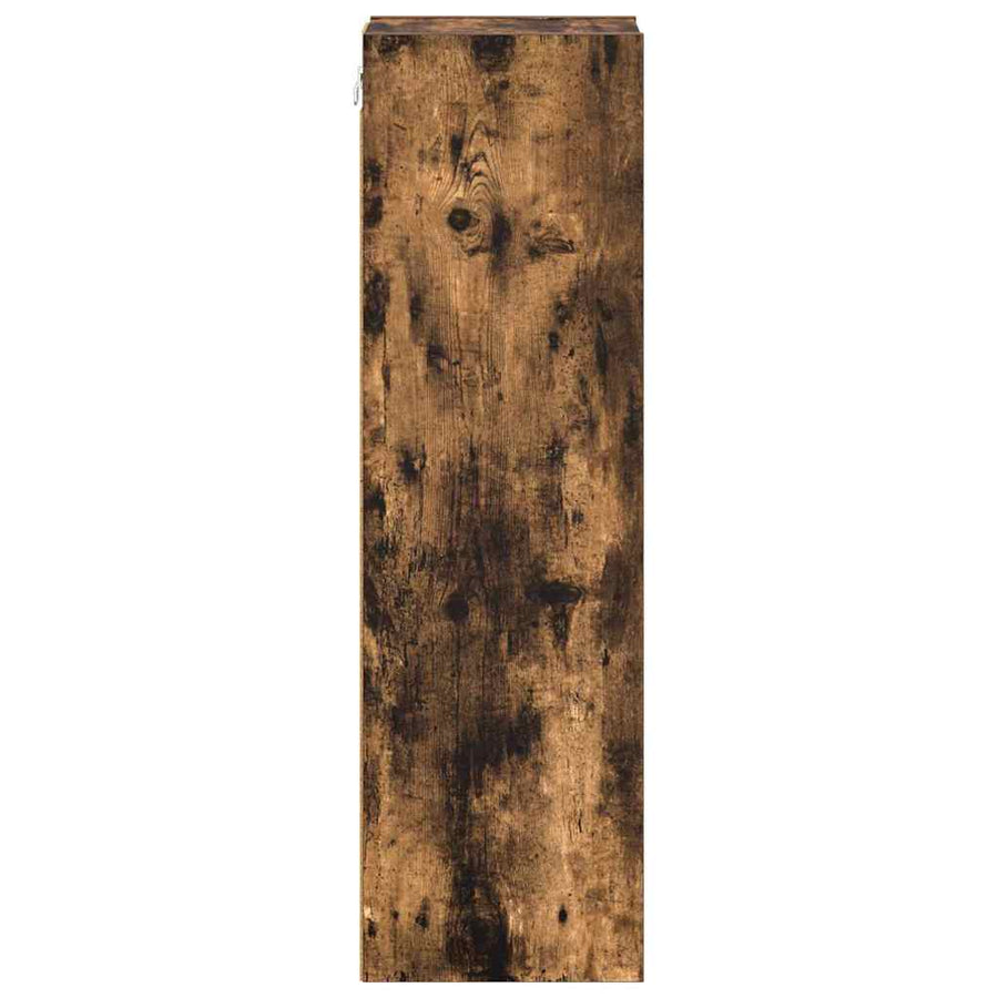 Hangkast Riga Gerookt eiken 20 x 29,5 x 100 cm Bewerkt hout