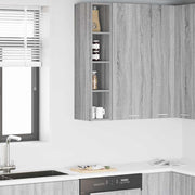 Hangkast 20x29,5x100 cm grijs bewerkt hout