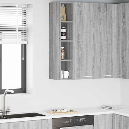 Hangkast Riga Grijs Sonoma 20 x 29,5 x 100 cm Bewerkt hout