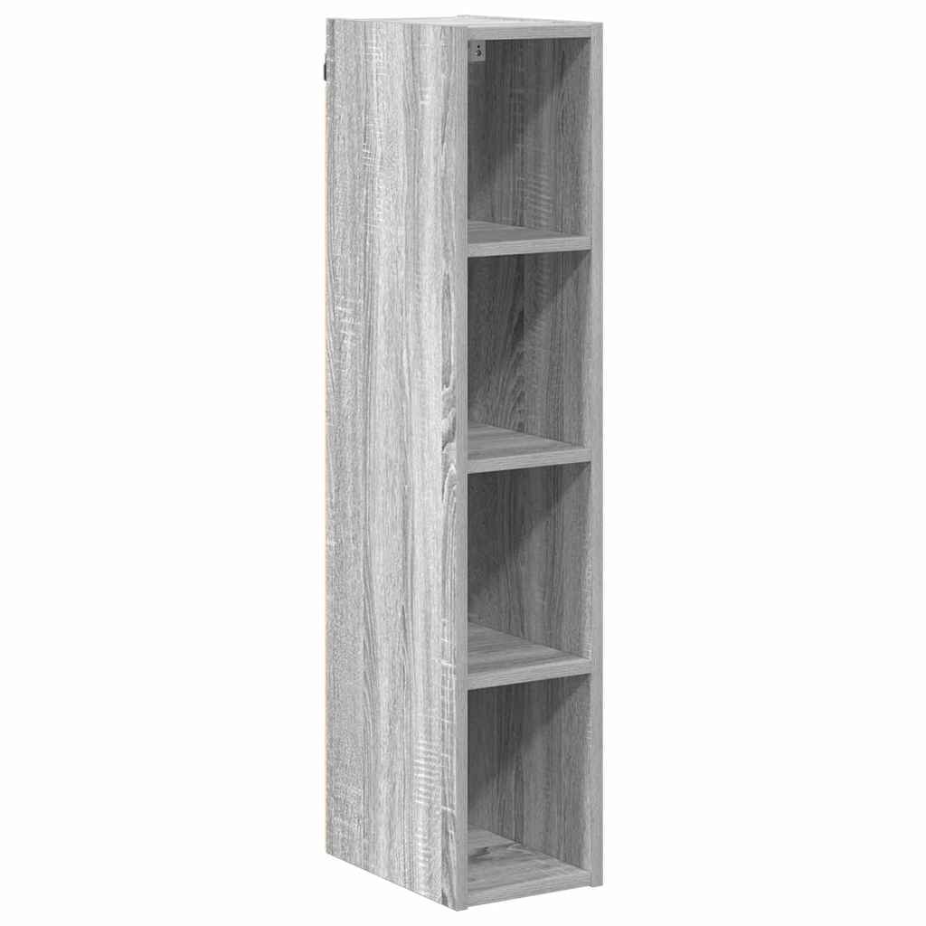 Hangkast Riga Grijs Sonoma 20 x 29,5 x 100 cm Bewerkt hout