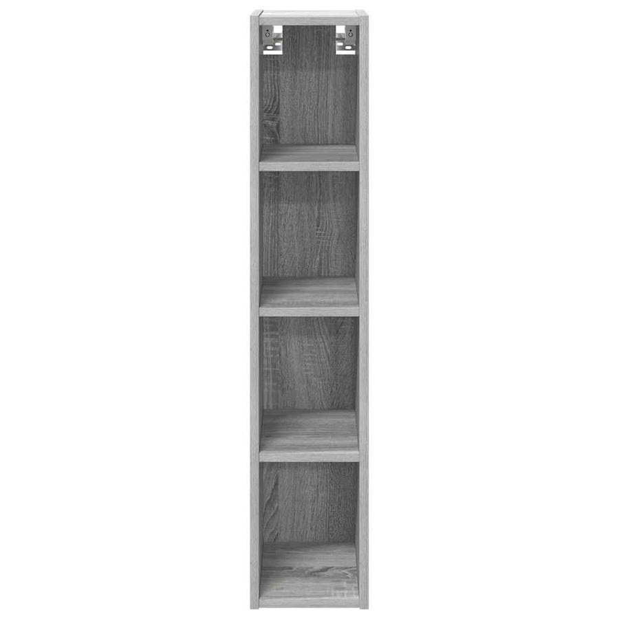 Hangkast Riga Grijs Sonoma 20 x 29,5 x 100 cm Bewerkt hout