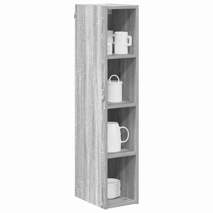 Hangkast Riga Grijs Sonoma 20 x 29,5 x 100 cm Bewerkt hout