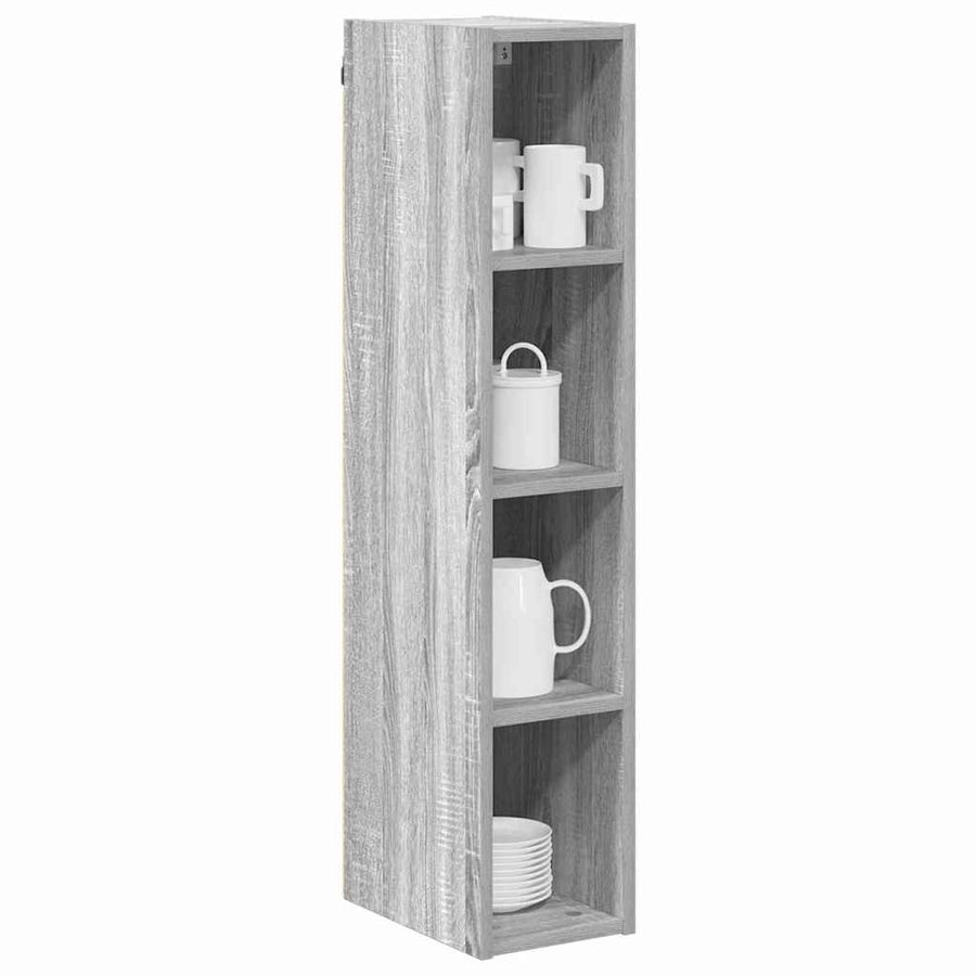 Hangkast Riga Grijs Sonoma 20 x 29,5 x 100 cm Bewerkt hout