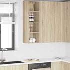 Wall Cabinet Sonoma Oak 30 x 29.5 x 100 cm Engineered Wood