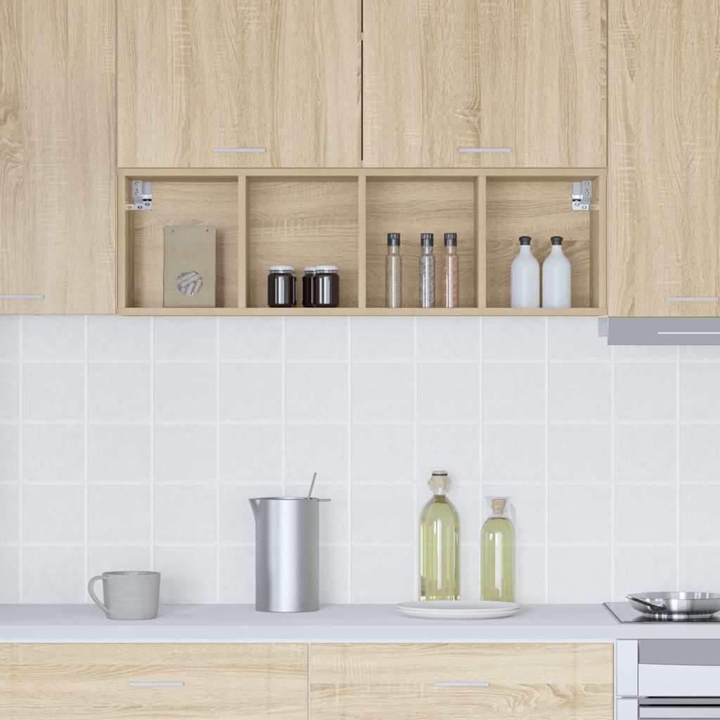 Hangkast Riga Sonoma Eiken 30 x 29,5 x 100 cm Bewerkt hout