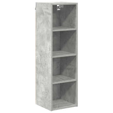 Hangkast Riga Beton Grijs 30 x 29,5 x 100 cm Bewerkt hout