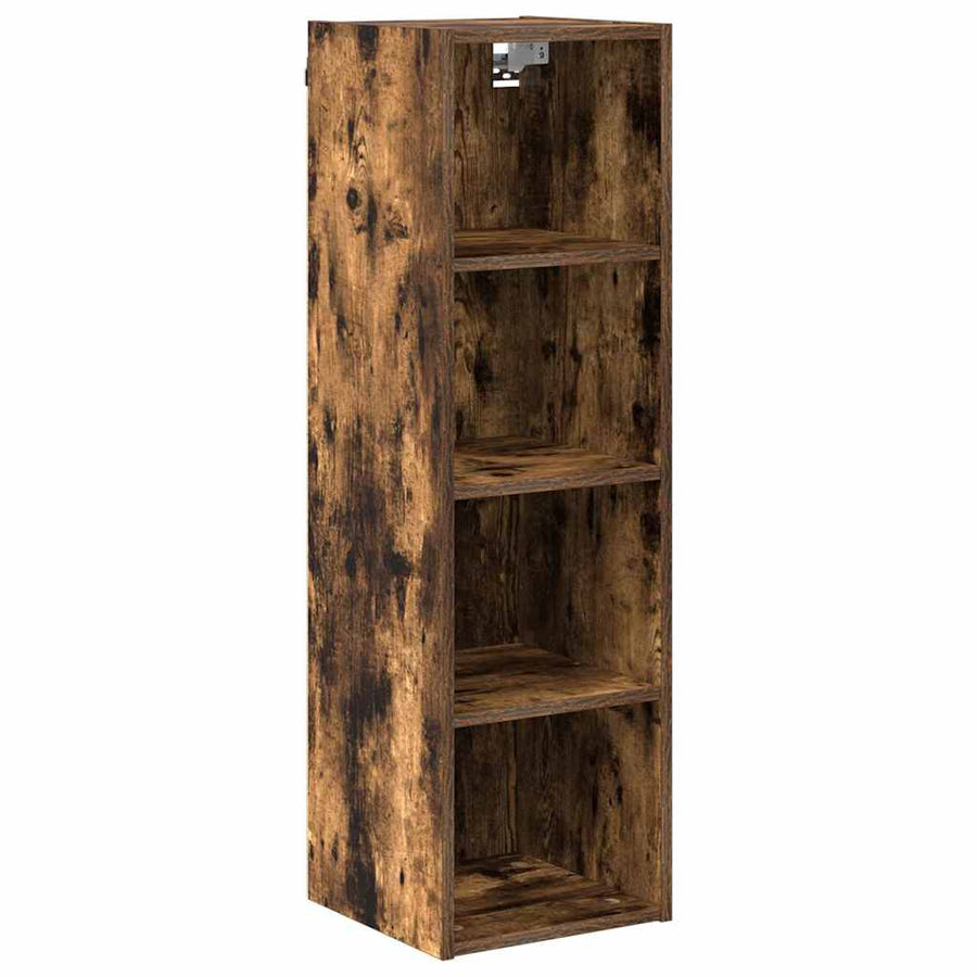 Hangkast Riga Gerookt eiken 30 x 29,5 x 100 cm Bewerkt hout