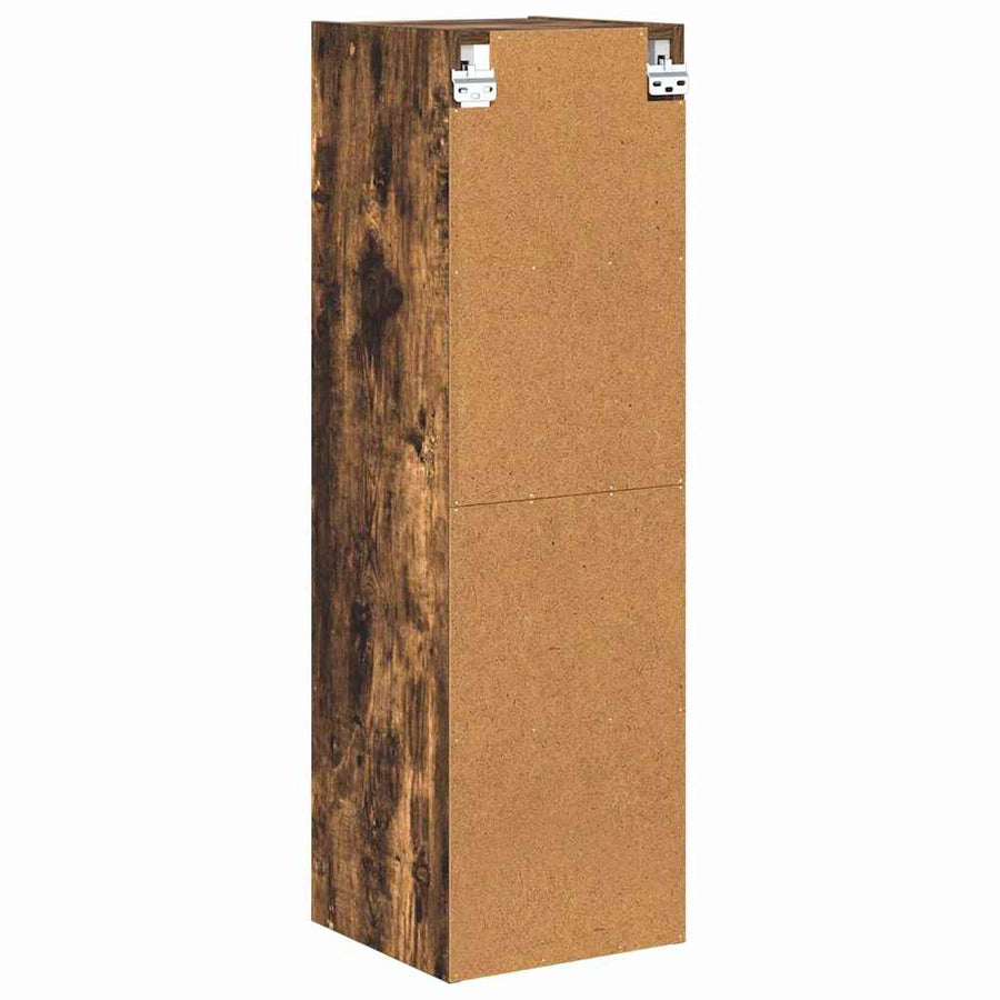 Hangkast Riga Gerookt eiken 30 x 29,5 x 100 cm Bewerkt hout