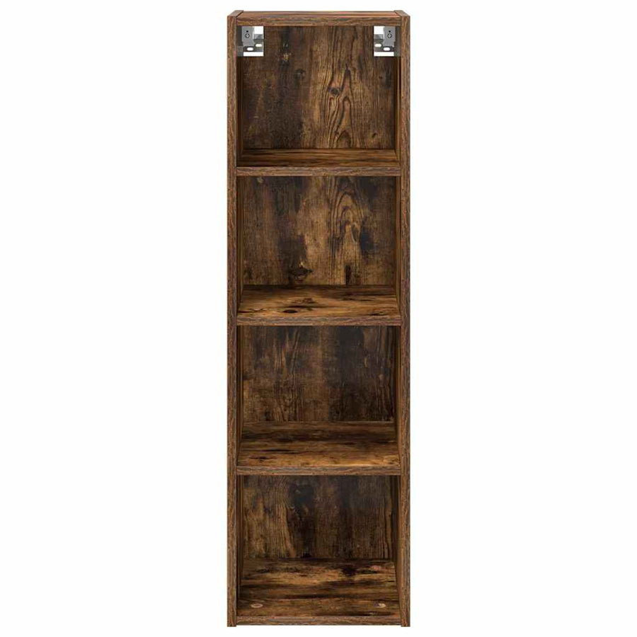 Hangkast Riga Gerookt eiken 30 x 29,5 x 100 cm Bewerkt hout