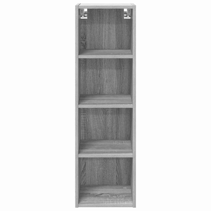 Hangkast Riga Grijs Sonoma 30 x 29,5 x 100 cm Bewerkt hout