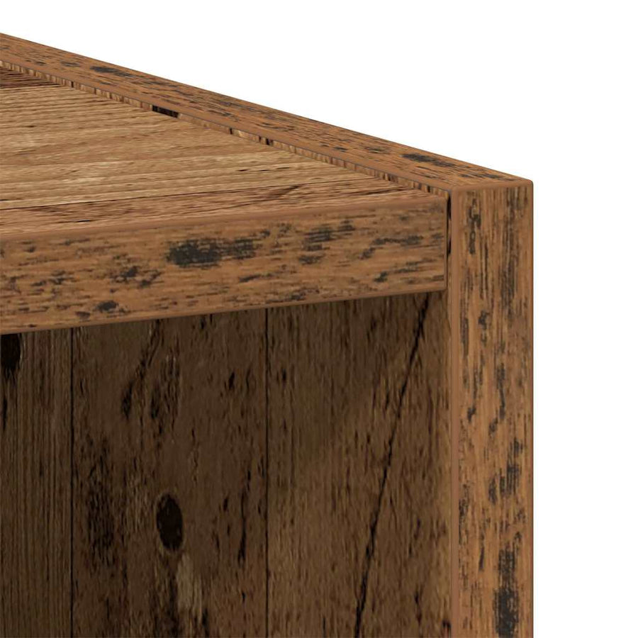 Hangkast Riga Oud Hout 30 x 29,5 x 100 cm Bewerkt hout