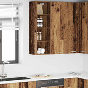 Hangkast 30x29.5x100 cm bewerkt hout oud hout