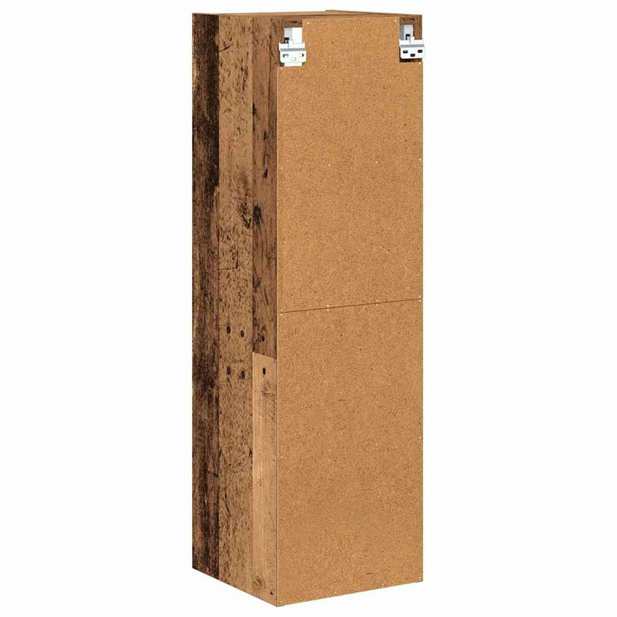 Hangkast Riga Oud Hout 30 x 29,5 x 100 cm Bewerkt hout