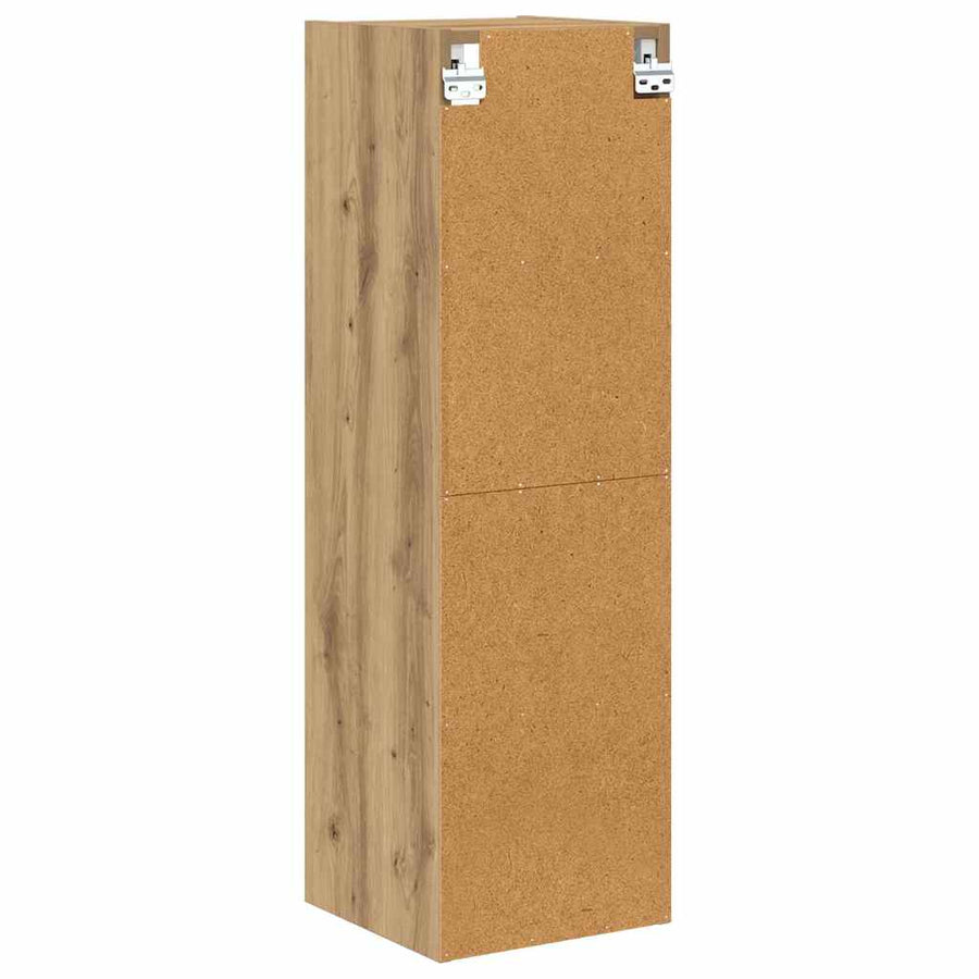 Hangkast Riga Artisan Eiken 30 x 29,5 x 100 cm Bewerkt hout