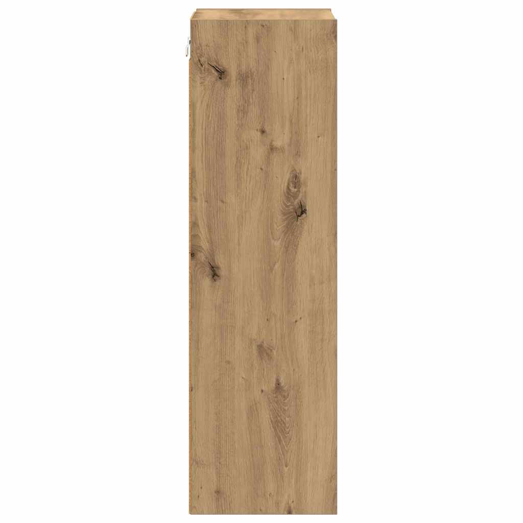 Hangkast Riga Artisan Eiken 30 x 29,5 x 100 cm Bewerkt hout