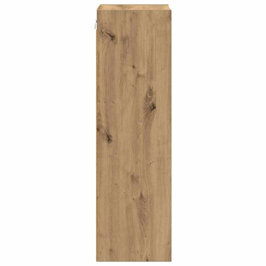 Hangkast Riga Artisan Eiken 30 x 29,5 x 100 cm Bewerkt hout