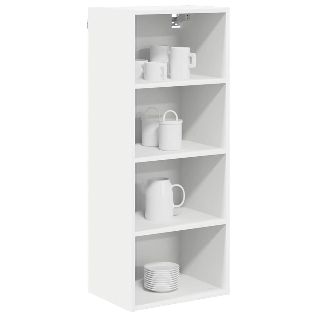Hangkast met plank Riga Wit 40 x 29,5 x 100 cm Bewerkt hout