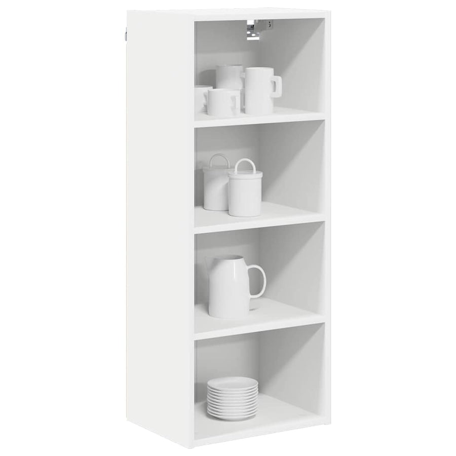 Hangkast met plank Riga Wit 40 x 29,5 x 100 cm Bewerkt hout