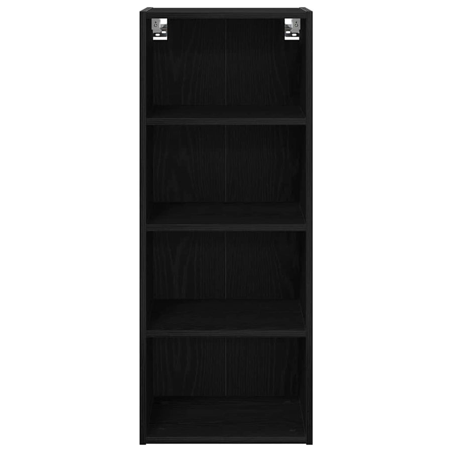 Hangkast Riga Zwart Eiken 40 x 29,5 x 100 cm Bewerkt hout