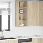 Wall Cabinet Sonoma Oak 40 x 29.5 x 100 cm Engineered Wood