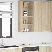 Hangkast 40x29.5x100 cm bewerkt hout sonoma eiken