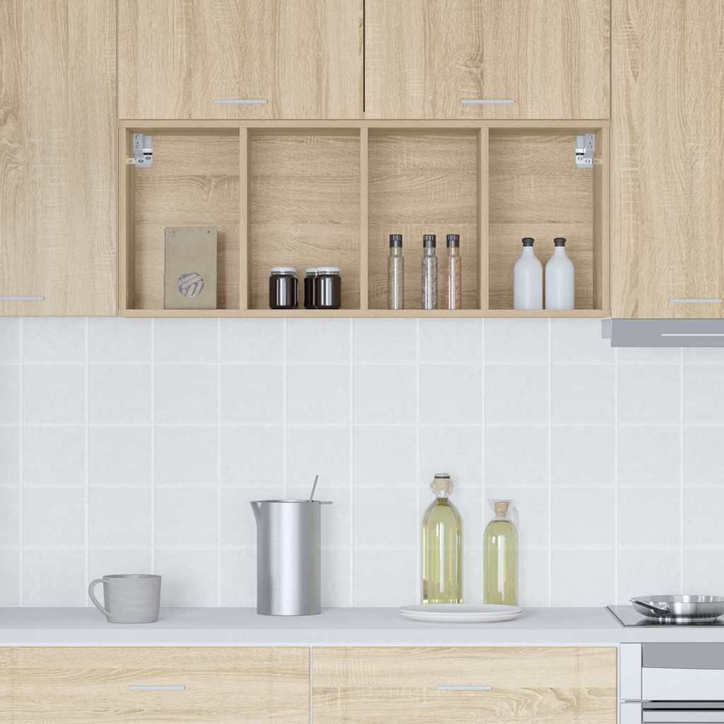 Hangkast Riga Sonoma Eiken 40 x 29,5 x 100 cm Bewerkt hout