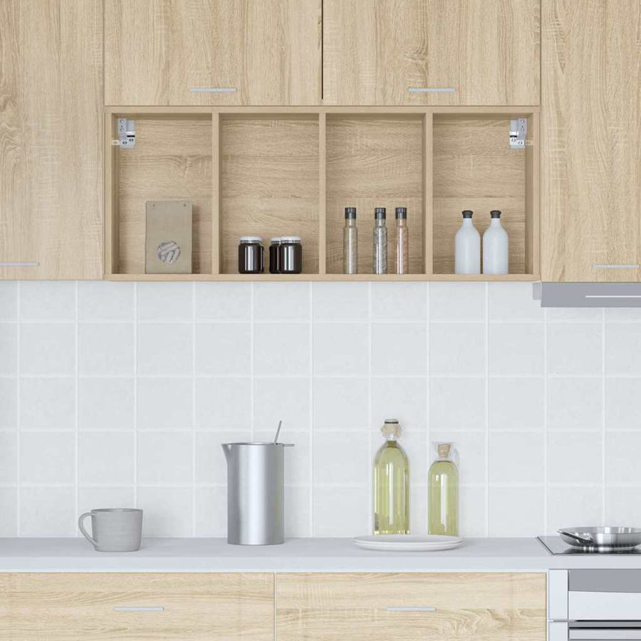 Hangkast Riga Sonoma Eiken 40 x 29,5 x 100 cm Bewerkt hout