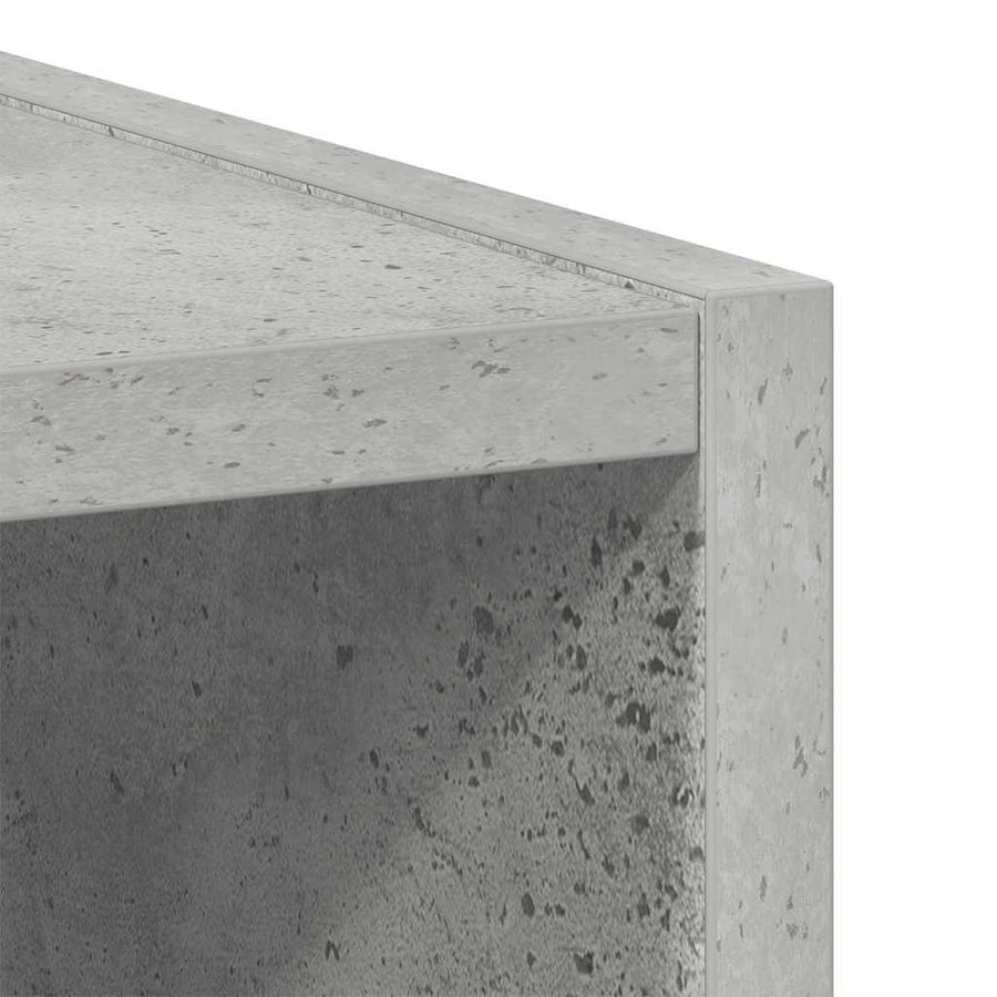 Hangkast Riga Beton Grijs 40 x 29,5 x 100 cm Bewerkt hout