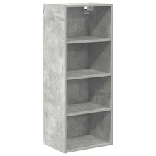 Hangkast Riga Beton Grijs 40 x 29,5 x 100 cm Bewerkt hout
