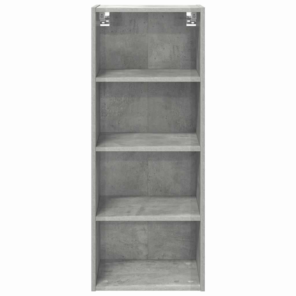 Hangkast Riga Beton Grijs 40 x 29,5 x 100 cm Bewerkt hout
