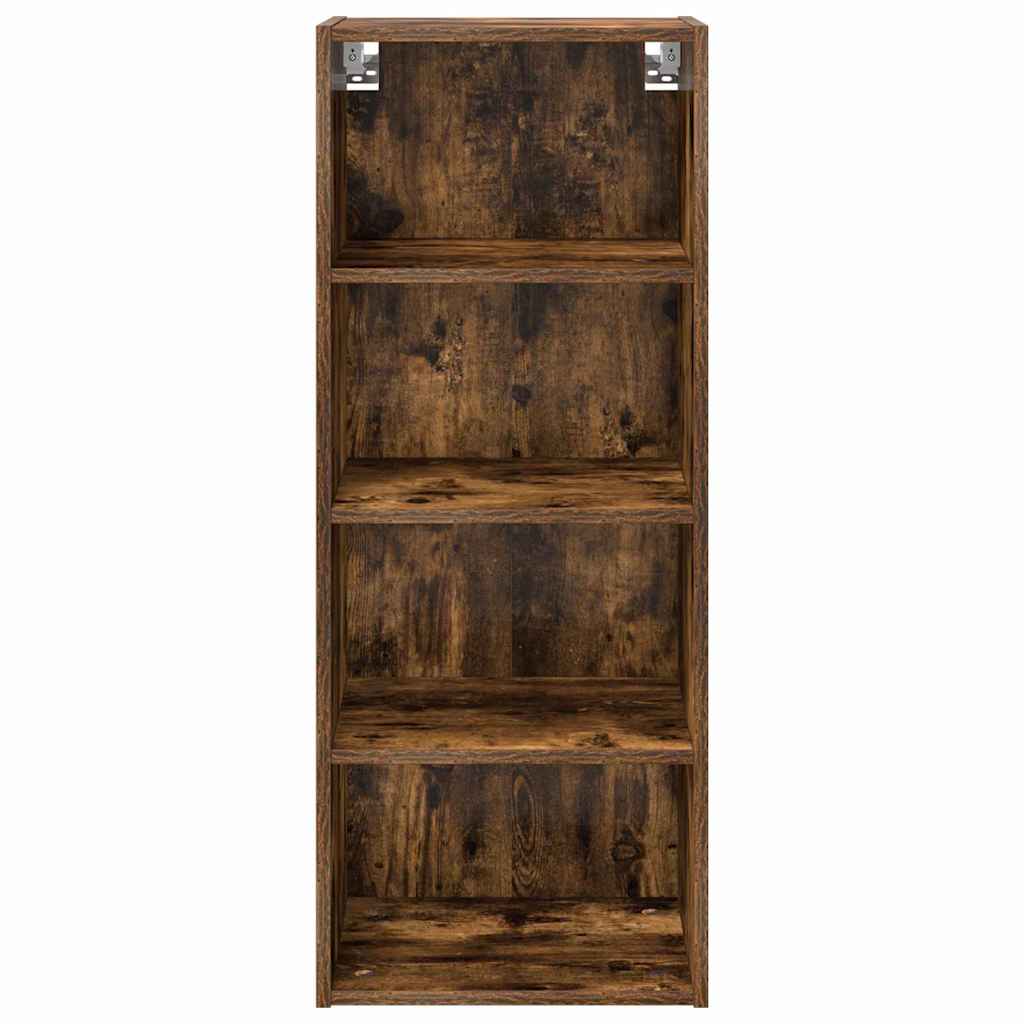 Hangkast Riga Gerookt eiken 40 x 29,5 x 100 cm Bewerkt hout