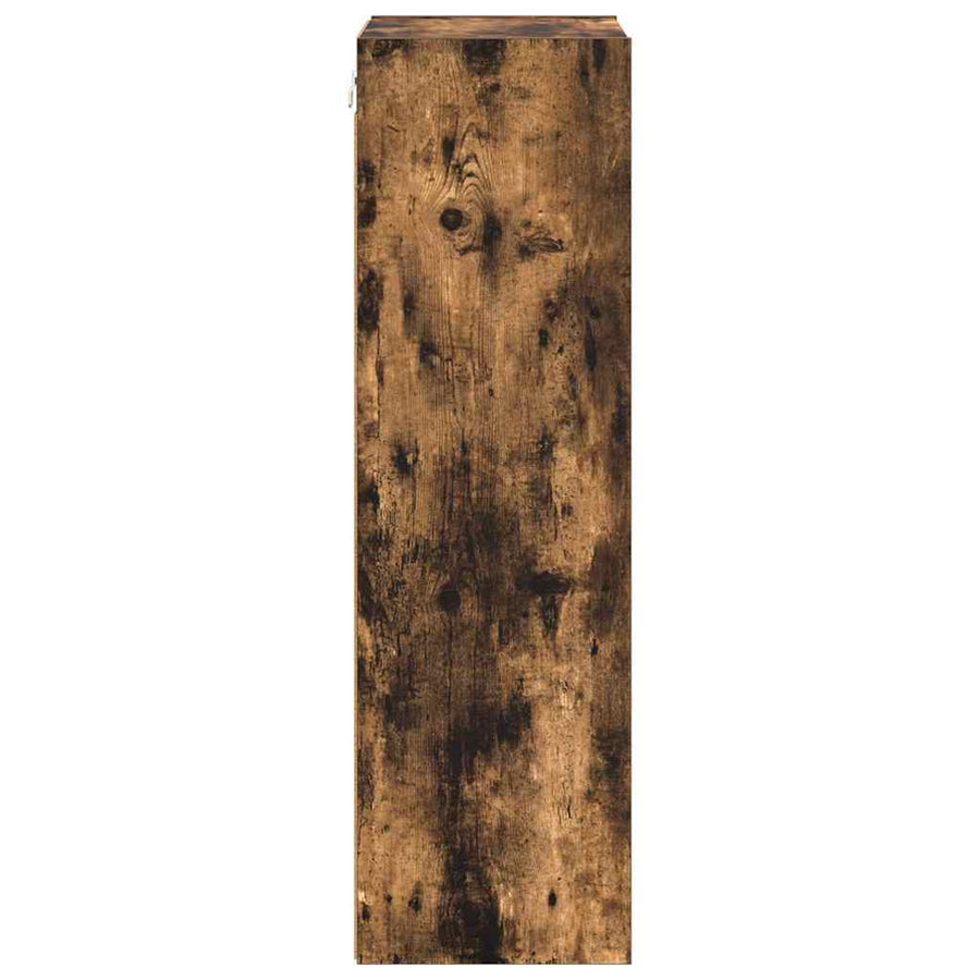 Hangkast Riga Gerookt eiken 40 x 29,5 x 100 cm Bewerkt hout