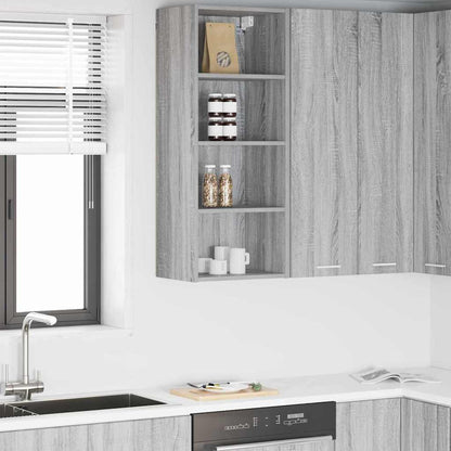 Hangkast Riga Grijs Sonoma 40 x 29,5 x 100 cm Bewerkt hout