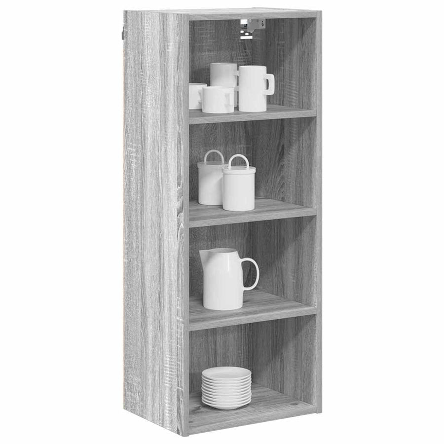Hangkast Riga Grijs Sonoma 40 x 29,5 x 100 cm Bewerkt hout