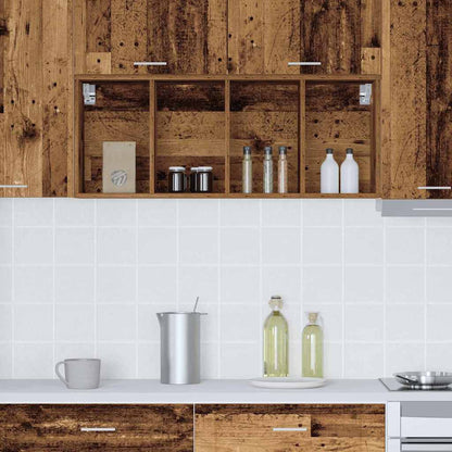 Hangkast Riga Oud Hout 40 x 29,5 x 100 cm Bewerkt hout