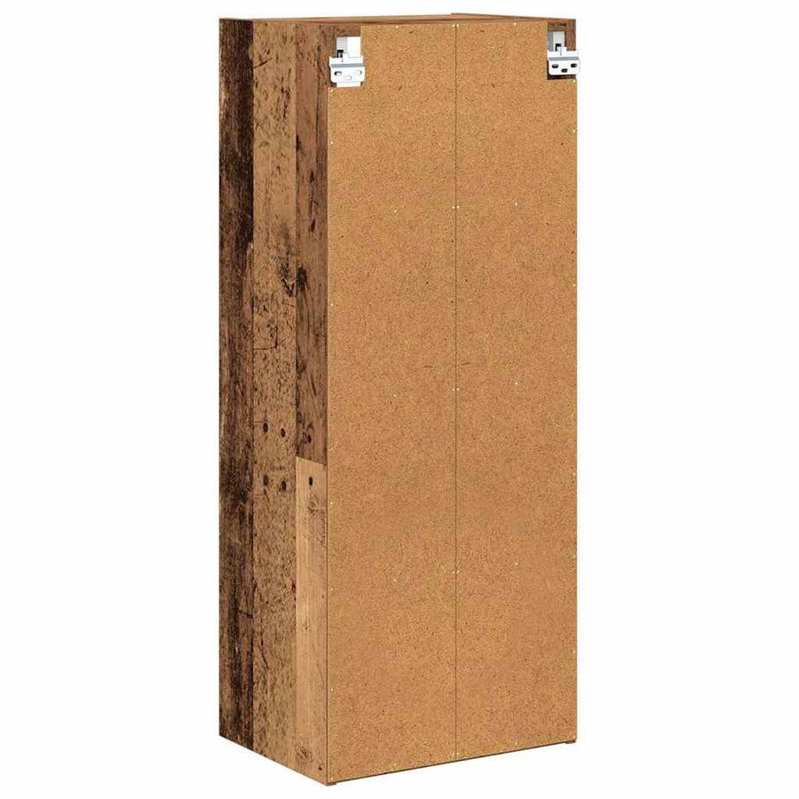 Hangkast Riga Oud Hout 40 x 29,5 x 100 cm Bewerkt hout