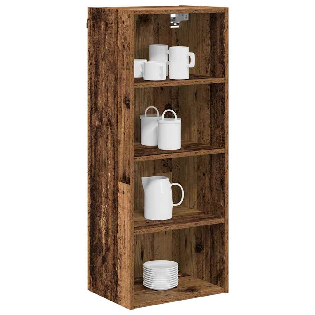 Hangkast Riga Oud Hout 40 x 29,5 x 100 cm Bewerkt hout