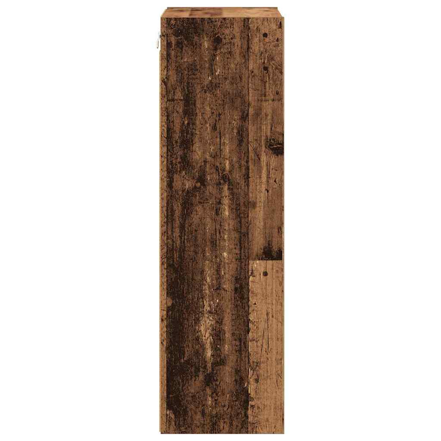 Hangkast Riga Oud Hout 40 x 29,5 x 100 cm Bewerkt hout