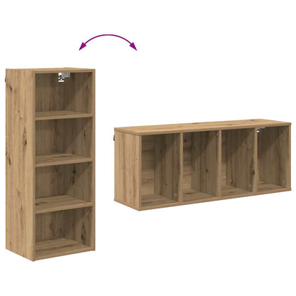 Hangkast Riga Artisan Eiken 40 x 29,5 x 100 cm Bewerkt hout