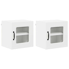 Keukenkast aan de muur 2 pcs Wit 40 x 31 x 40 cm Bewerkt hout