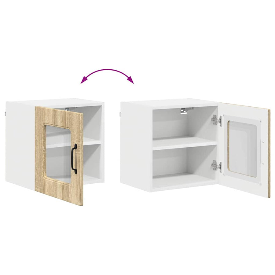 Keukenkast aan de muur met plank Sonoma Eiken 40 x 31 x 40 cm