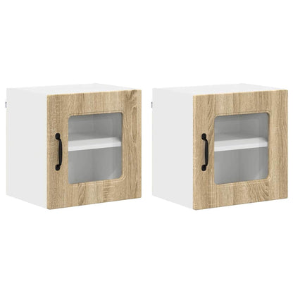 Keukenkast aan de muur 2 pcs Sonoma Eiken 40 x 31 x 40 cm