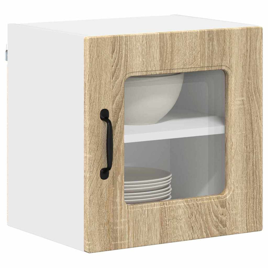 Keukenkast aan de muur 2 pcs Sonoma Eiken 40 x 31 x 40 cm