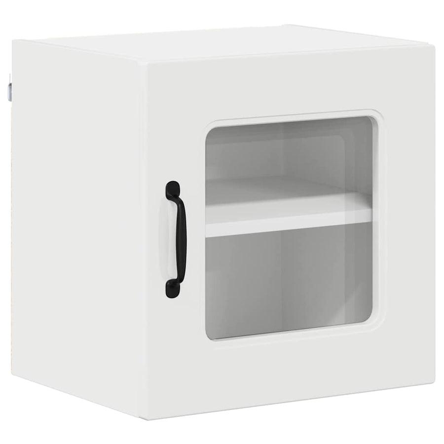 Keukenkast aan de muur met plank Hoogglans wit 40 x 31 x 40 cm