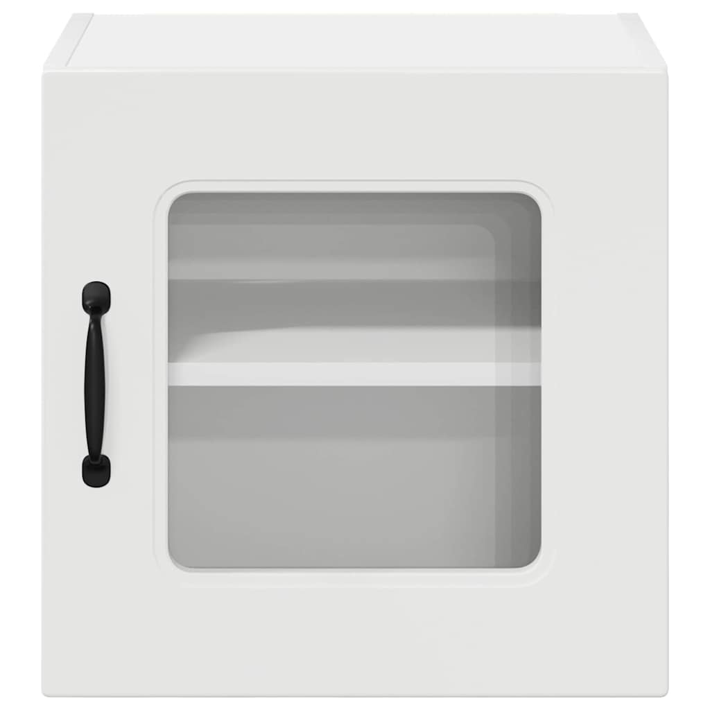 Keukenkast aan de muur 2 pcs Hoogglans wit 40 x 31 x 40 cm