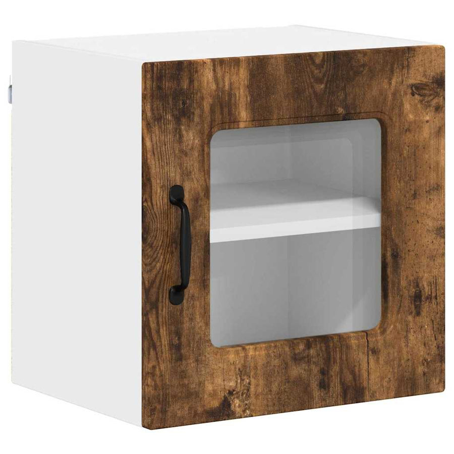 Keukenkast aan de muur met plank Gerookt eiken 40 x 31 x 40 cm