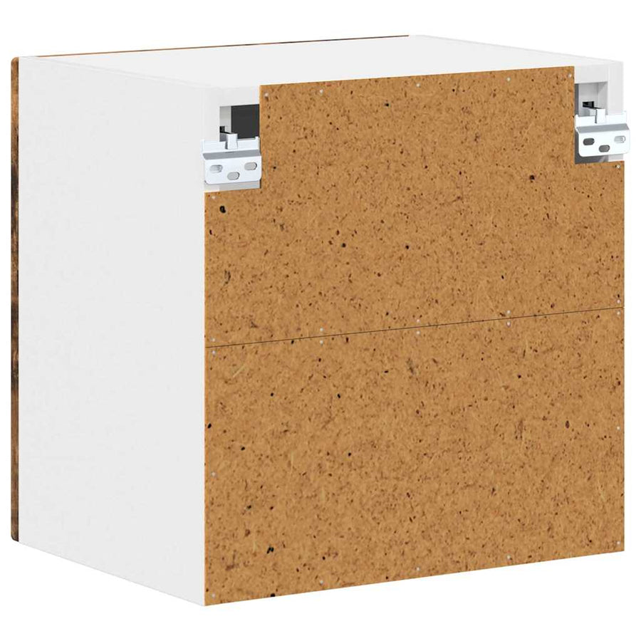 Keukenkast aan de muur 2 pcs Gerookt eiken 40 x 31 x 40 cm
