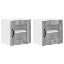 Keukenkast aan de muur 2 pcs Grijs Sonoma 40 x 31 x 40 cm