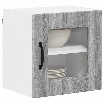 Keukenkast aan de muur 2 pcs Grijs Sonoma 40 x 31 x 40 cm
